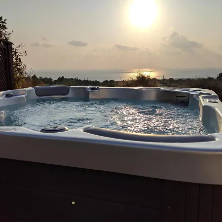 Panorama - Stunning Views In With Hot Tub, Pool, Garden Villa Kouklia